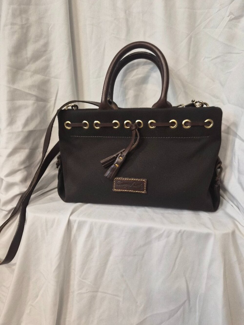 Dooney & Bourke Mini Tassel Tote handbag   Excellent Condition • Strap Included